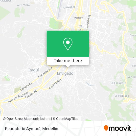 Repostería Aymará map