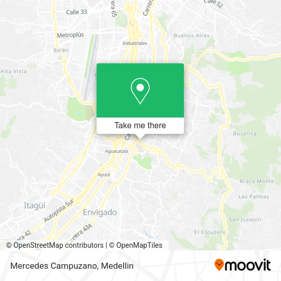 Mercedes Campuzano map