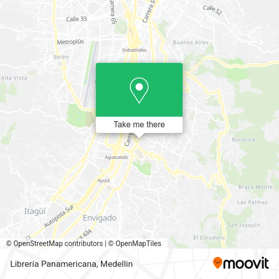 Librería Panamericana map