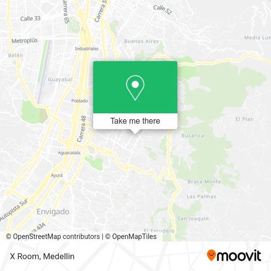 X Room map