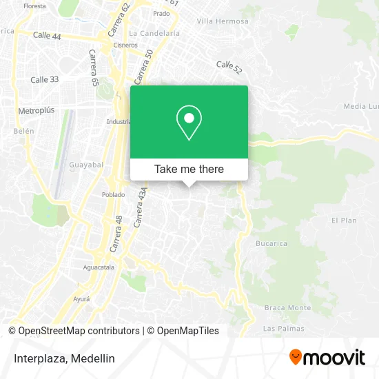 Mapa de Interplaza
