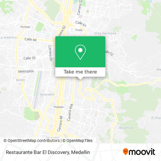 Restaurante Bar El Discovery map