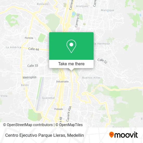 Centro Ejecutivo Parque Lleras map