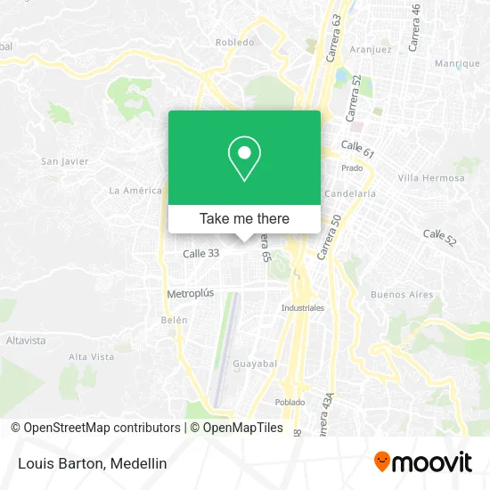 Louis Barton map