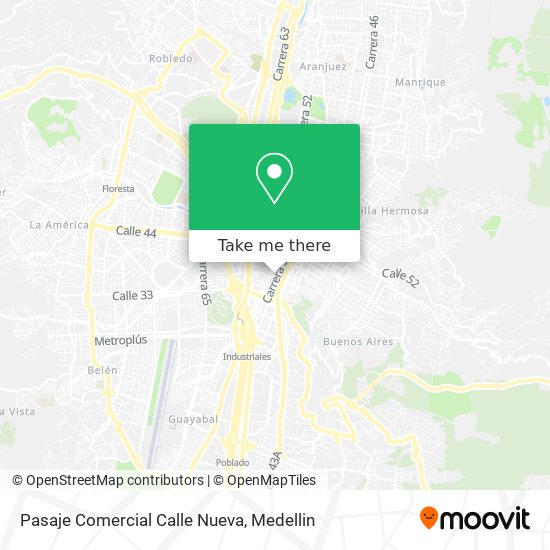 Pasaje Comercial Calle Nueva map