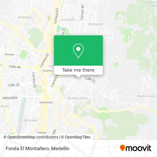 Mapa de Fonda El Montañero