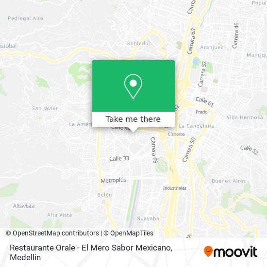 Restaurante Orale - El Mero Sabor Mexicano map