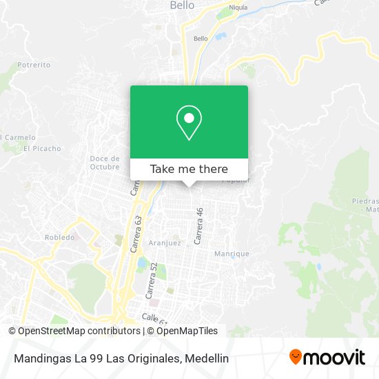 Mapa de Mandingas La 99 Las Originales