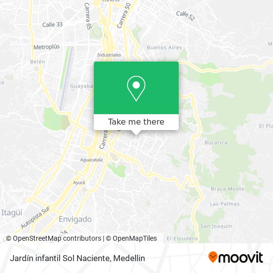 Mapa de Jardín infantil Sol Naciente
