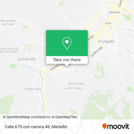 Calle 67S con carrera 46 map