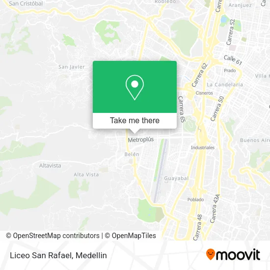 Liceo San Rafael map