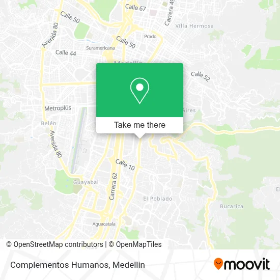 Complementos Humanos map
