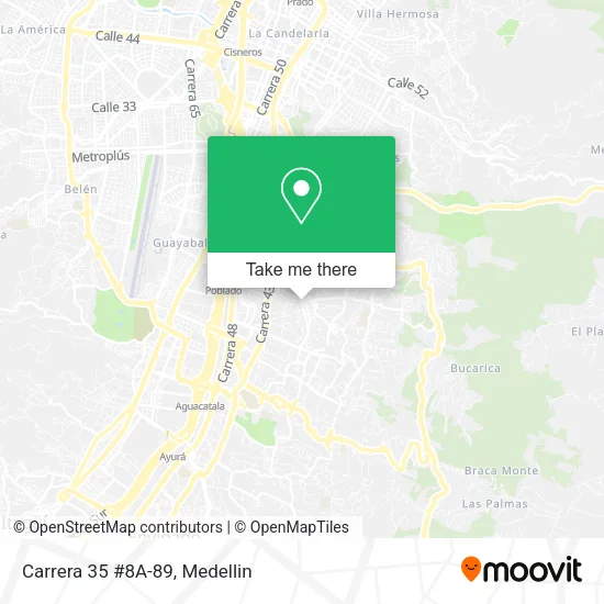 Carrera 35 #8A-89 map