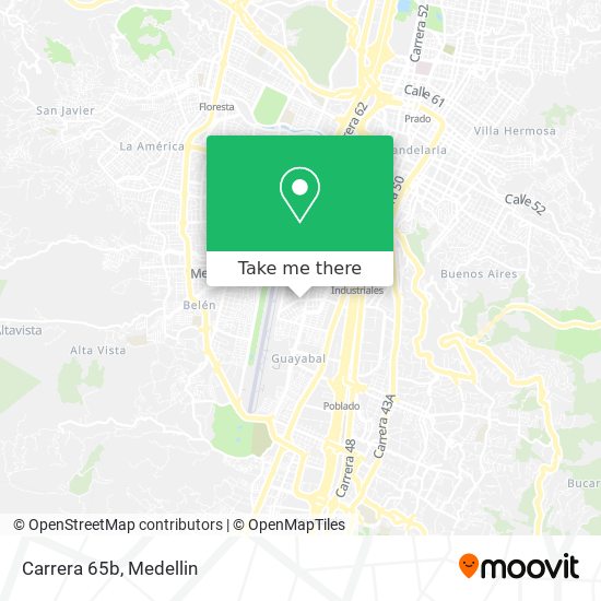 Mapa de Carrera 65b