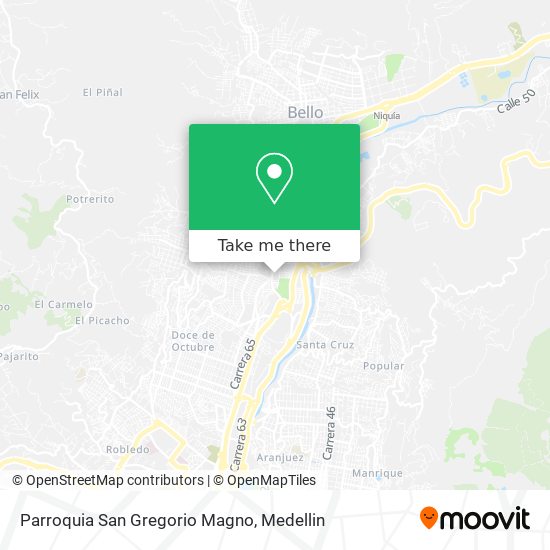 Parroquia San Gregorio Magno map