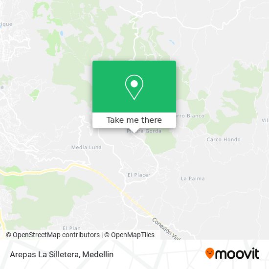 Mapa de Arepas La Silletera