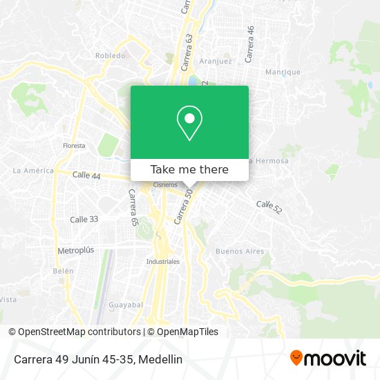 Carrera 49 Junín 45-35 map