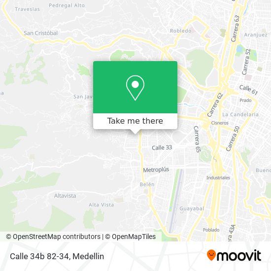 Mapa de Calle 34b 82-34