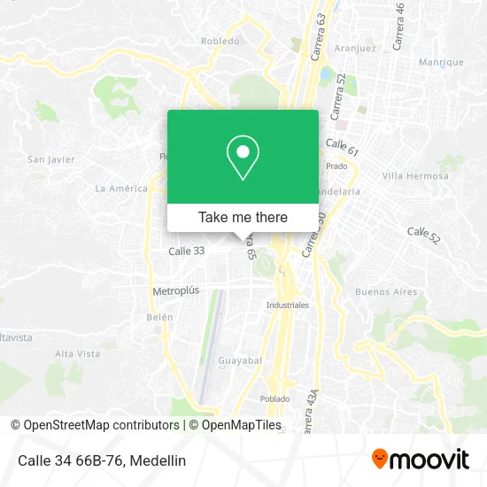 Calle 34 66B-76 map