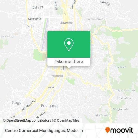 Centro Comercial Mundigangas map