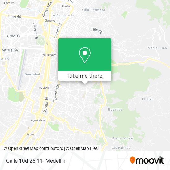 Mapa de Calle 10d 25-11