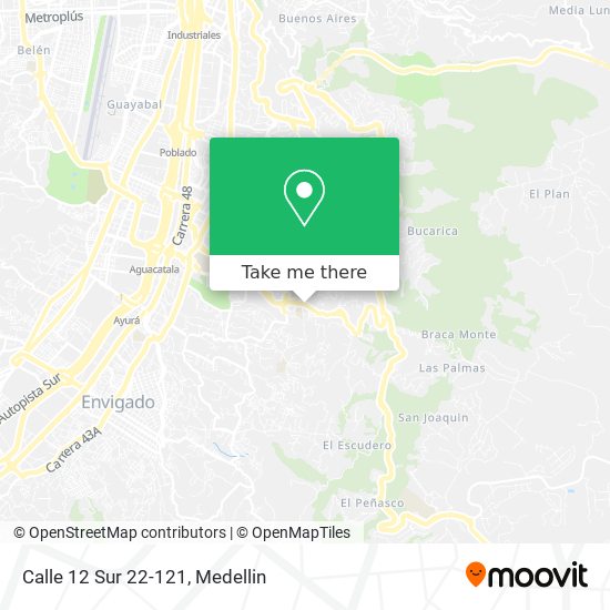 Calle 12 Sur 22-121 map