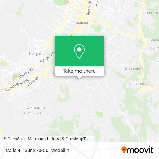 Mapa de Calle 41 Sur 27a-50