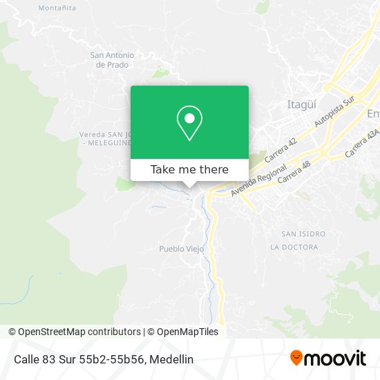 Mapa de Calle 83 Sur 55b2-55b56