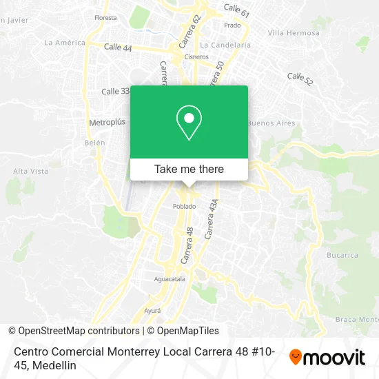 Centro Comercial Monterrey Local Carrera 48 #10-45 map