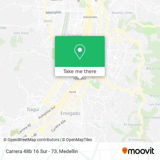 Mapa de Carrera 48b 16 Sur - 73