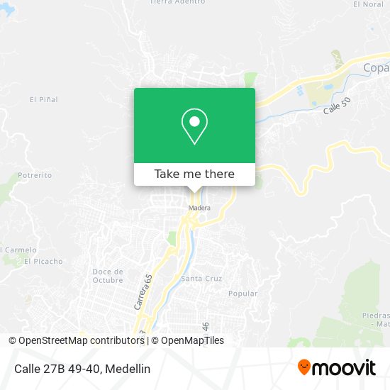 Mapa de Calle 27B 49-40
