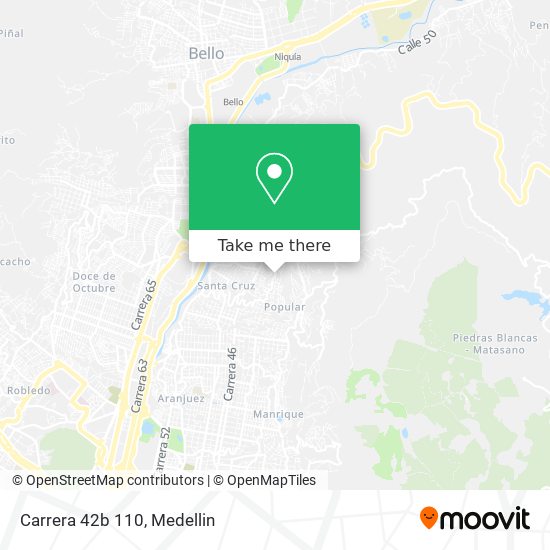Mapa de Carrera 42b 110
