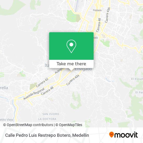 Mapa de Calle Pedro Luis Restrepo Botero