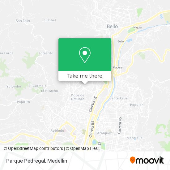 Mapa de Parque Pedregal