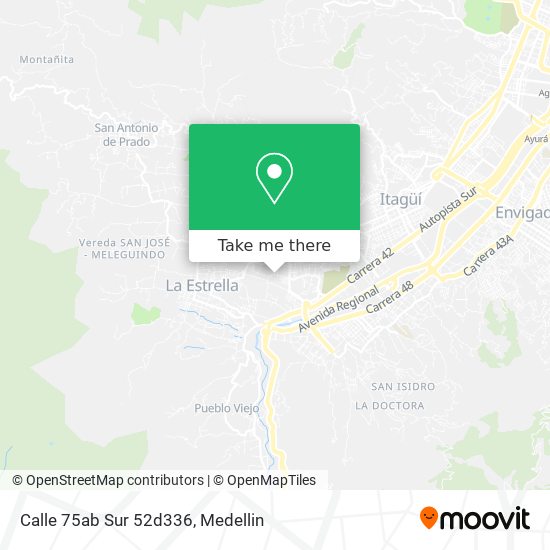 Mapa de Calle 75ab Sur 52d336