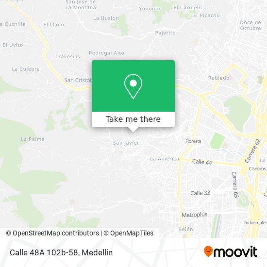 Mapa de Calle 48A 102b-58