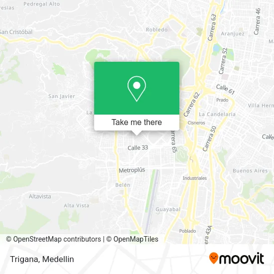Trigana map
