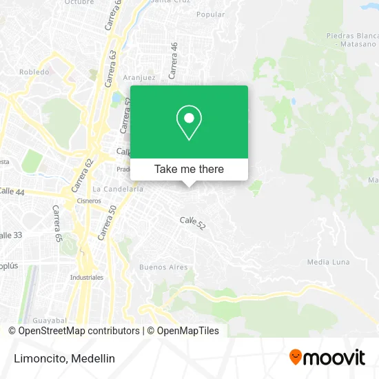 Limoncito map
