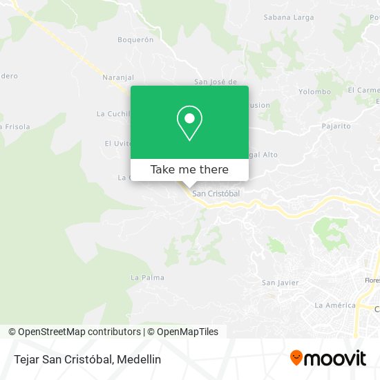 Tejar San Cristóbal map