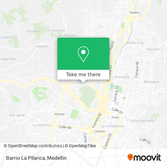 Barrio La Pilarica map