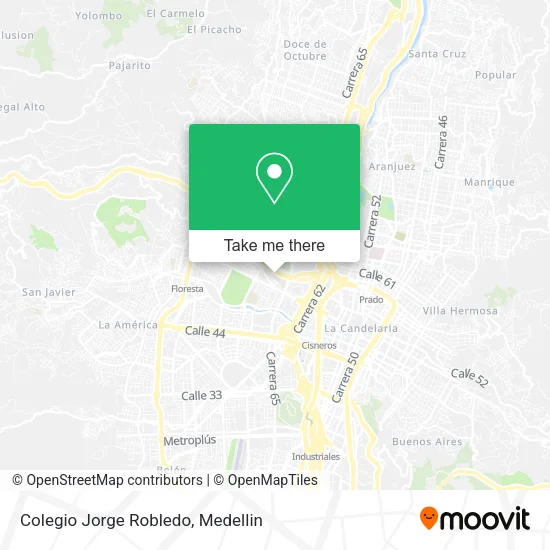 Mapa de Colegio Jorge Robledo