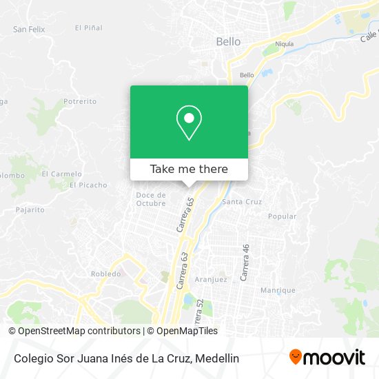 Mapa de Colegio Sor Juana Inés de La Cruz
