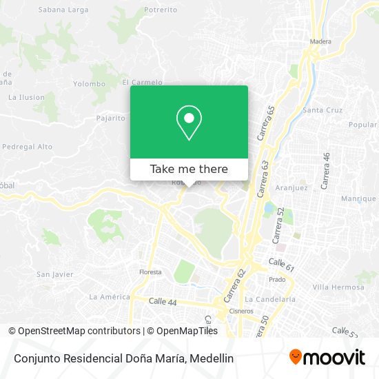 Mapa de Conjunto Residencial Doña María