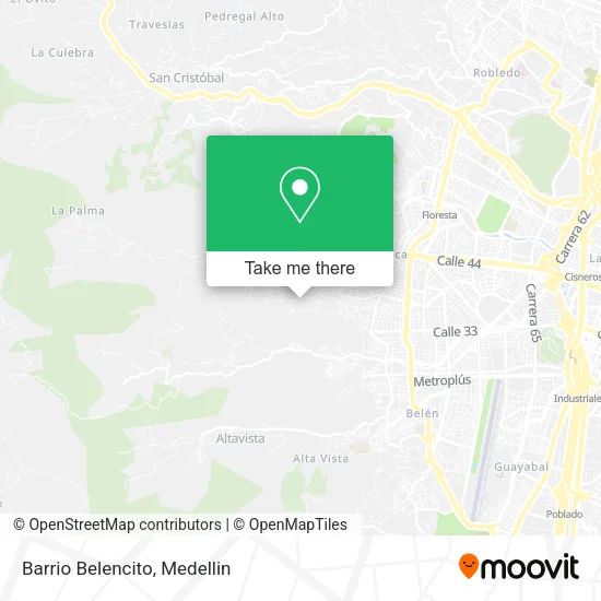 Barrio Belencito map