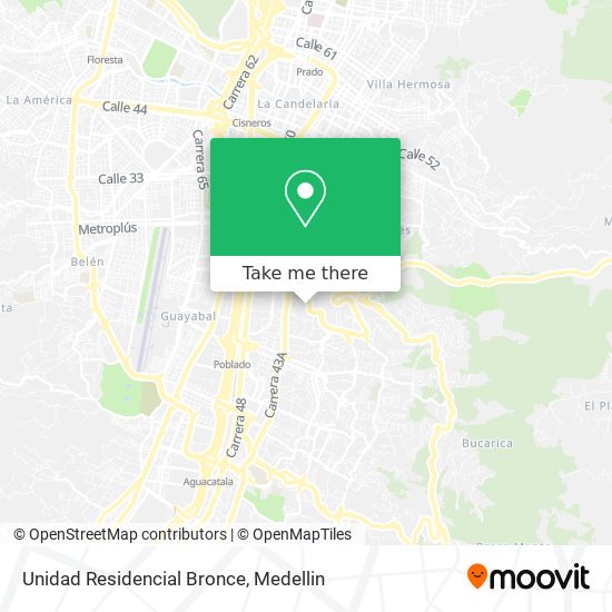 Unidad Residencial Bronce map