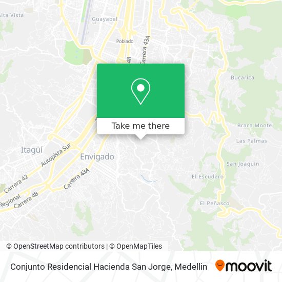 Conjunto Residencial Hacienda San Jorge map