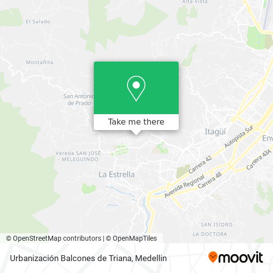 Urbanización Balcones de Triana map