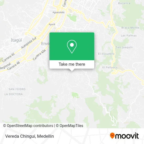 Vereda Chingui map