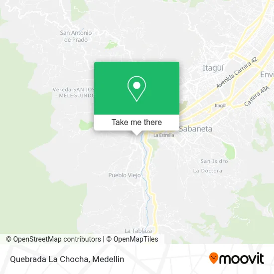 Quebrada La Chocha map