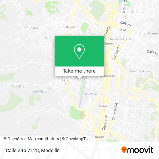 Mapa de Calle 24b 7128